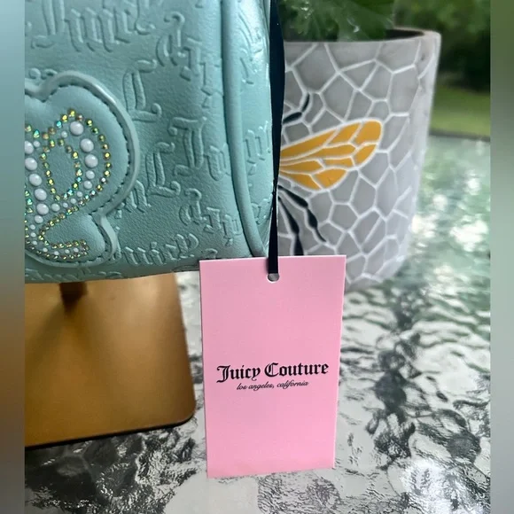 NWT- Juicy Couture Teal  Shoulder Bag - Picture 3 of 6